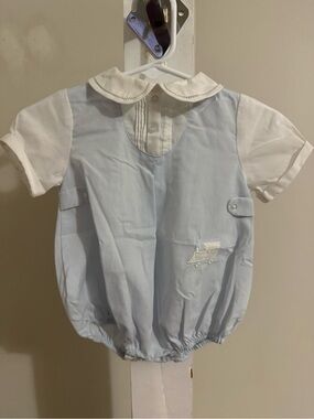 Newborn Petit Ami Train Romper
